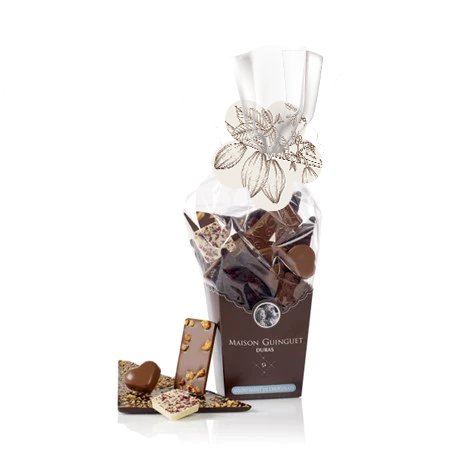 Bouquet de chocolats noirs et laits - Maison Guinguet